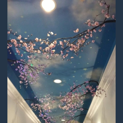 TEXTILE MURAL ART WALL and CEILING